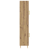 Highboard 2 pcs Artisan Oak Engineered Wood 3415892