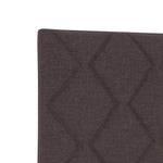 ZNTS Bed Frame Dark Brown 80x200 cm Fabric 3344763