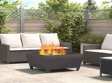 Fire Pit Black 80 x 80 x 43 cm Steel 858944
