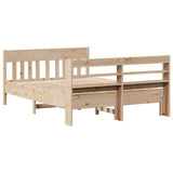 Bed Frame without Mattress 120x200 cm Solid Wood Pine 3307008