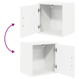 Garage Cabinets 2 pcs White Engineered Wood 3328323