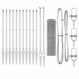 Welded Wire Fence with Spikes 25 x 1.2 m 3350777