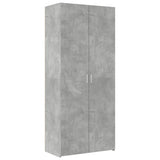Storage Cabinet Concrete Grey 80x42.5x225 cm Engineered Wood 3281353