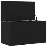 Storage Box Black Oak 84 x 42 x 46 cm Engineered Wood 862633