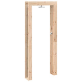 Outdoor Shower 226 cm Solid Pine Wood and Stainless Steel 886336