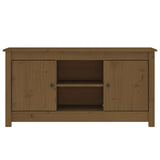 TV Cabinet Honey Brown 103x36.5x52 cm Solid Wood Pine 814587