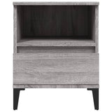 Bedside Cabinets 2 pcs Grey Sonoma 40x35x50 cm 821823