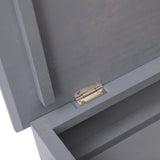 Shoe Cabinet Grey 50x28x58 cm Paulownia Wood 284084