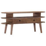 TV Cabinet 110x35x50 cm Solid Acacia Wood 282874