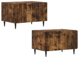 TV Cabinet Smoked Oak Engineered Wood 896460