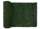 Artificial Fence Dark Green 1.5 x 6 m PVC and Steel 42042371