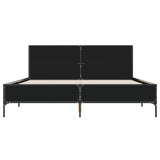 Bed Frame without Mattress Black 150x200 cm King Size 3280002