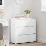 Storage Cabinet High Gloss White 80 x 31 x 81 cm 888851