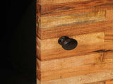 Side Cabinet with Drawer Brown 90 x 33 x 75 cm Solid Mango Wood 4018324