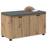 Hall Bench Artisan Oak 80 x 38 x 46 cm 891487