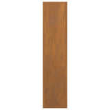 Firewood Rack 50x23x100 cm Weathering Steel 864186