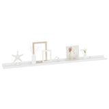 Wall Shelves 4 pcs High Gloss White 115x9x3 cm 326657