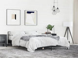 Bed Frame without Mattress Black 135x190 cm Double 3280072