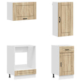 Kitchen Unit PORTO 8 pcs Sonoma Oak Engineered Wood 3438175