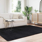 Shaggy Rug High Pile NAVARRA Black 160x230 cm Polyester 4102838