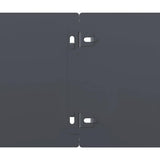 Lawn Edging 10 pcs 15 x 103 cm Cold-rolled steel Anthracite 860144