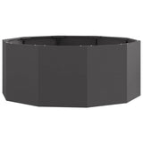 Planter Black 90 x 90 x 35 cm Steel 883731