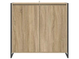 Shoe Cabinet with Door Sonoma 79 x 36 x 100 cm Engineered Wood 886463