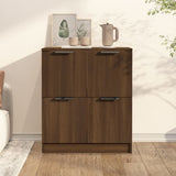 ZNTS Sideboard Brown Oak 60x30x70 cm Engineered Wood 816996