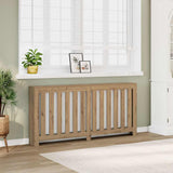 Radiator Cover Artisian Oak 175x20x82 cm Engineered Wood 852761