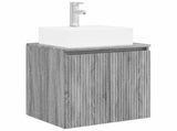 Bathroom Cabinet Set 5 pcs Grey Sonoma Engineered Wood 3406396