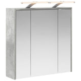 Bathroom Mirror Cabinet Concrete Grey 63.5 x 16 x 62.5 cm 889162