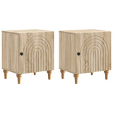 Bedside Cabinet 2 pcs Sonoma Oak 43 x 34.5 x 50 cm 894110
