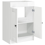Bathroom under Sink Cabinet High Gloss White 890048