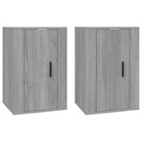 Wall Mounted TV Cabinets 2 pcs Grey Sonoma 40x34.5x60 cm 816669