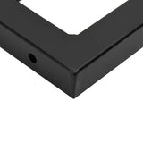 Basin Shelf Wall Mounted Steel and Solid Wood Oak 3302651