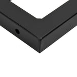 Basin Shelf Wall Mounted Steel and Solid Wood Beech 3302373