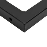 Basin Shelf Wall Mounted Steel and Solid Wood Acacia 3302949