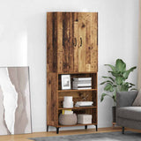 Highboard Old Wood 69.5 x 34 x 180 cm Engineered Wood 3415792