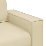 Sofa Chair 59 cm with Cushion Cream Faux leather 4105040