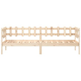 Day Bed without Mattress 90x190 cm Single Solid Wood Pine 840382