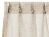 Voile Curtain with Curtains 2 pcs Sand 260 x 140 cm Polyester 4108021