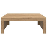 Coffee Table Artisan Oak 100x100x35 cm Engineered Wood 856685
