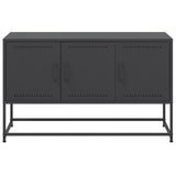 TV Cabinet Black 100.5x39x60.5 cm Steel 846476