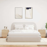 Bedside Cabinets with LED Lights 2 pcs Sonoma Oak Engineered Wood 836740