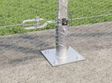 Welded Wire Fence with Concrete Base 10 x 1.4 m 3353770