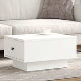 Coffee Table White 60x45x31 cm Engineered Wood 848080