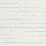 Laundry Basket Beige and White 60x36 cm Cotton 358475
