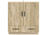 Sideboard Sonoma Oak 66 x 34.5 x 92 cm Engineered Wood 895357