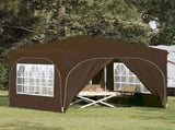 Pop-up Party Tent 290 x 290 x 245 cm Taupe 42019872