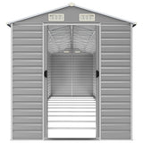 Garden Shed Light Grey 191x895x198 cm Galvanised Steel 3188251